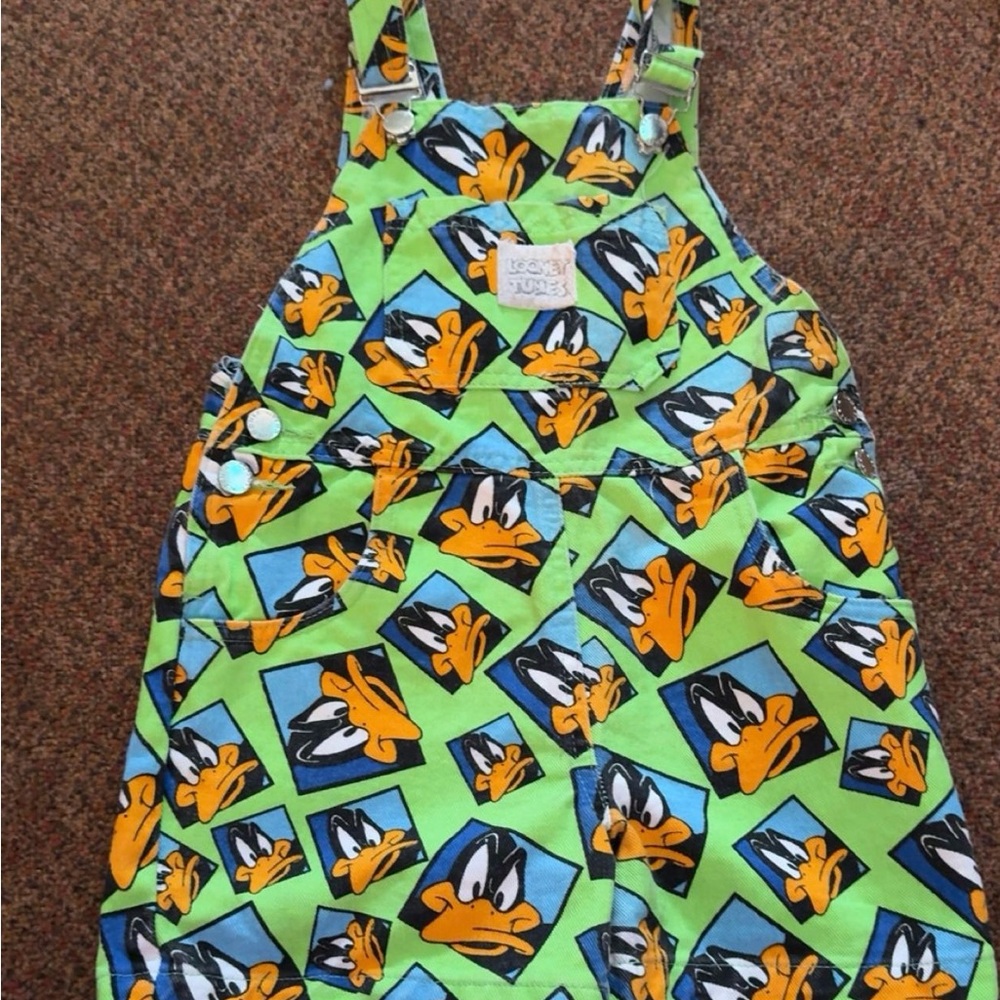 Looney Tunes Daffy Duck Overalls